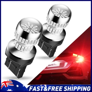 2X W21/5W T20 54 LED Red Canbus 7440 7443 Car Turn Signal Tail Light Bulb 12V - Picture 1 of 12