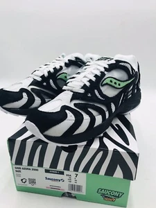 Saucony Grid Azura 2000 Size? Rare Zebra Printed Special Collab US Men’s Sz 7 - Picture 1 of 9