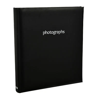 Large Black 5 x 7 Slip In Case Bookbound Memo Photo Album For 120 Holds- AL-9144 - Image 1 of 4