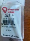 Vermont Gage - .321+  Pin Gage - Qty.1 - Brand New!!
