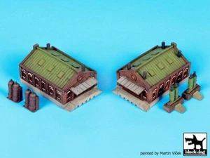 Accesorios para casa de astillero Black Dog 1/350 edificios #1 con tanques externos S35003 - Imagen 1 de 1