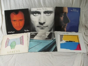 GENESIS, PHIL COLLINS & PETER GABRIEL JOB LOT FACE VALUE NO JACKET REQUIRED DUKE - Foto 1 di 24