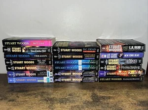 STUART WOODS STONE BARRINGTON SERIES YOU PICK OR BUILD A LOT PAPERBACK BOOKS - Picture 1 of 1