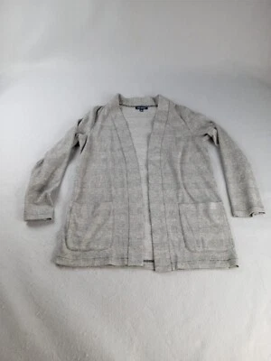 Cárdigan suéter chaqueta gris negro informal de negocios talla pequeña Max Edition para mujer Foto 1 de 4