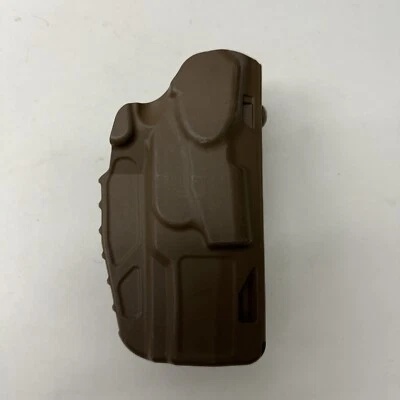 Used Safariland ALS Holster SIG P320 M18 Coyote Brown RIGHT Hand QLS Fork MHHC - Image 1 of 4