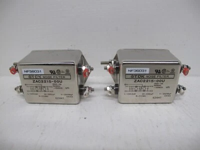 LOT of 2 TDK ZAC2215-00U Noise Filter 4x0.2mH 2x4700pF 250V 15A ZAC221500U - Image 1 of 4