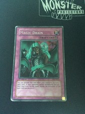 YUGIOH MAGIC DRAIN RARE PSV-071 1ST EDITION COUNTER TRAP CARD PLAYED CONDITION