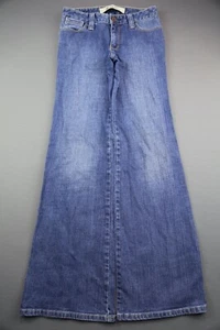 Pantalones de mezclilla vintage para mujer 2005 Gap de altura baja elásticos destellos 5 bolsillos talla 27x31 - Imagen 1 de 5