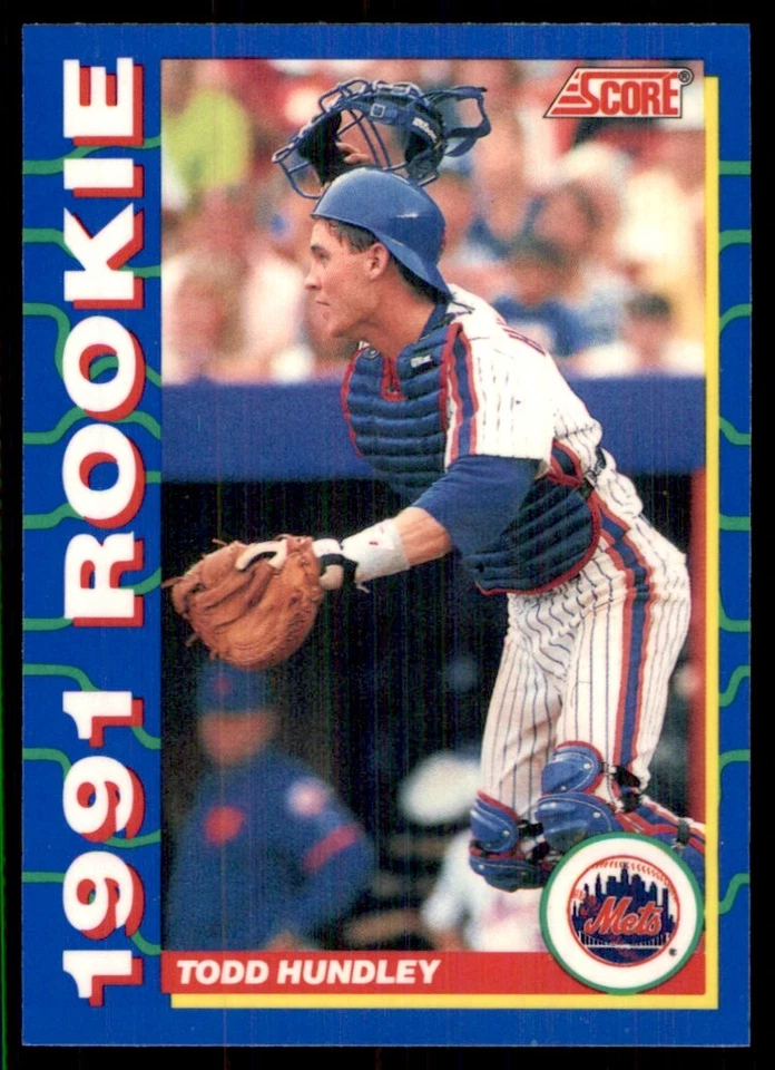 1991 Score Rookies Todd Hundley New York Mets #23 - Image 1 of 2