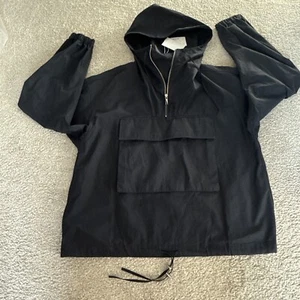 Helmut Lang Men’s Large Jacket Windbreaker Hoodie Navy NWT $475 - Picture 1 of 10