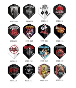 Winmau Rock Legends - Standard Shape Dart Flights - Rock Band Images - Picture 1 of 17