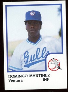 1986 Pro Cards Ventura County Gulls DOMINGO MARTINEZ RC BLUE JAYS