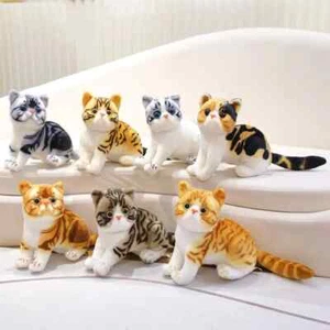 26cm Cats Plush Toy Stuffed Doll Kitty Toys Kids Home Decor Girls Birthday Gifts - Picture 1 of 31