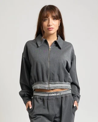 Felpa crop Gaelle Paris donna con logo - Immagine 1 di 4