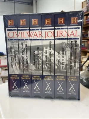 The History Channel and A&E Civil War Journal VHS Set of 6 Sealed NEW - Image 1 of 3
