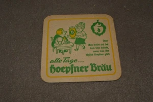 Bierdeckel , Hoepfner Bräu , Sternzeichen - Stier - Bild 1 von 2