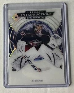 2023-24 Ultimate Introductions UI-79 JET GREAVES Columbus Blue Jackets RC - Picture 1 of 2