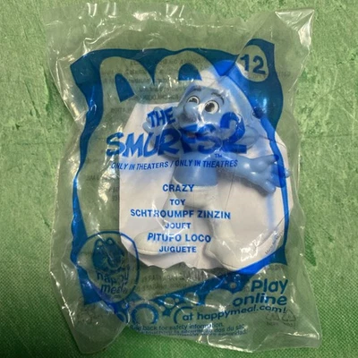 2013 THE SMURFS 2 FILME MCDONALDS BRINQUEDOS REFEIÇÃO FELIZ - #12 LOUCO - Imagem 1 de 2