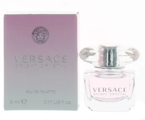 Bright Crystal von Versace für Damen Mini Eau de Toilette Parfüm Splash 0,17 Unzen Neu im Karton - Bild 1 von 1