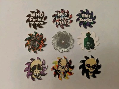 8 Saw Blade Pogs With 1 Metal Slammer - 9 Total - Image 1 of 2