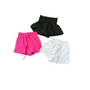 Paquete de TRES PARES Pantalones Cortos Vanilla Star Girl Rosa Negro Blanco Talla Pequeña 3 Pantalones - Imagen 1 de 7