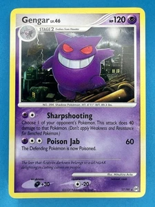 Pokémon TCG Gengar Lv. 46 17/99 Platinum Arceus Regular Rare Vintage 2009 NM/M - Picture 1 of 11