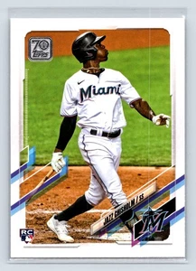 Jazz Chisholm 2021 Topps #538a Miami Marlins RC 3-15 - Picture 1 of 2