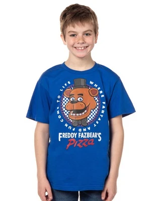 Camiseta Five Nights At Freddy's Pizza Niños Juveniles Bonita (Pequeña) Foto 1 de 3