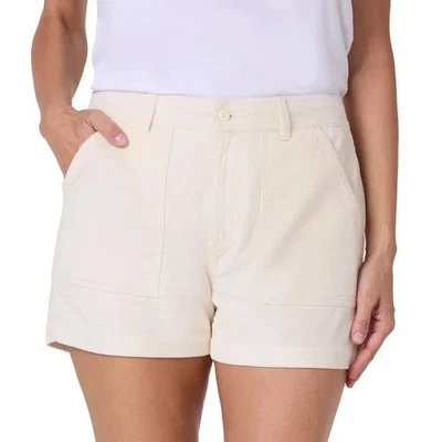 Pantalones Cortos de Pana Hang Ten para Mujer - Amarillo Crema Talla 14 - Nuevos - Envío Rápido Foto 1 de 4