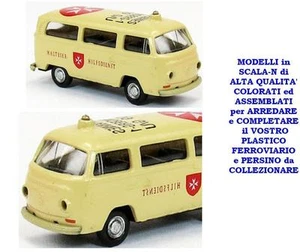 VOLKSWAGEN VW PULMINO FURGONE ANNI '60 SOCCORSO PROTEZIONE CIVILE SCALA-N LC5010 - Imagen 1 de 1
