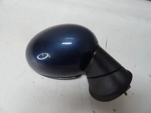 2010 MINI ONE OFFSIDE RIGHT DRIVERS SIDE FRONT WING MIRROR A93 HORIZON BLUE - Picture 1 of 8