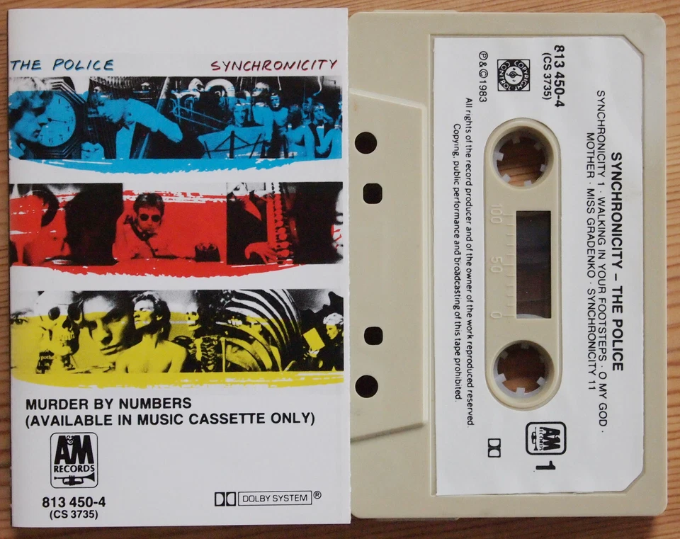 THE POLICE - SYNCHRONICITY (A&M 813450-4) 1983 SINGAPORE MALAYSIA CASSETTE STING - Image 1 of 3