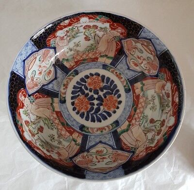 Japanese Porcelain Bowl. Decorated In The Imari Palette.By Fukagawa. Circa1890's • 193.88£