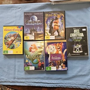 Bulk Lot Of 6 Kids Dvds, Something for everyone - Picture 1 of 19