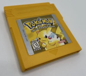 Pokemon Yellow Version Pikachu Nintendo Gameboy Authentic + New Battery Exc. #1 - Picture 1 of 4