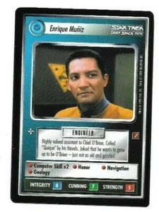 Star Trek CCG Blaze Of Glory -ENRIQUE MUNIZ -- Federation - BOG - Rare NM/Mt - Picture 1 of 1