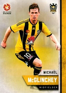 2015 2016 WELLINGTON PHOENIX A-League Card MICHAEL MCGLINCHEY - Picture 1 of 3
