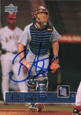 2002 Upper Deck BRANDON INGE Signed Card autograph AUTO TIGERS