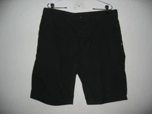 DC Shoes Chino Shorts Mens 34 Black Check Plaid 10" Inseam - Picture 1 of 3