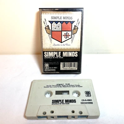 SIMPLE MINDS: SPARKLE IN THE RAIN (1984) Cassette - Art Rock, Post Punk *READ* - Image 1 of 4