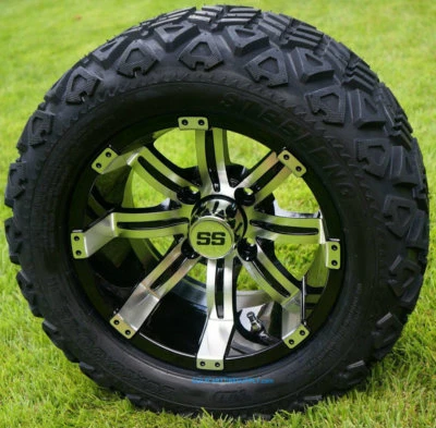 RUEDA DE ALUMINIO MECANIZADA TEMPEST 12" Y NEUMÁTICOS TODO TERRENO PUNTO 20X10-12" JUEGO COMBINADO 4 Foto 1 de 4