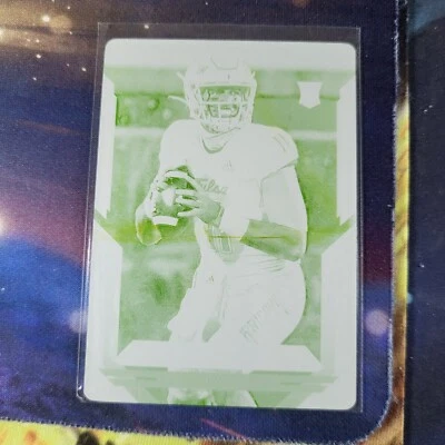 2021 Score Football Zach Smith Rookie RC Printing Plate 1 of 1 - Image 1 of 2