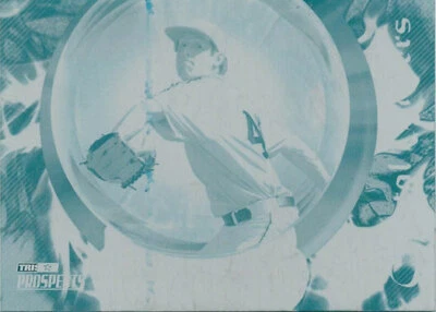 ZACK WHEELER 2009 TriStar Crystal Baller Rookie Press Plate RC 1/1 - Image 1 of 2