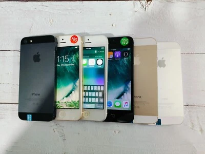 85% N ew , tested, 100% working Apple iPhone 5 16 32  Unlocked Black Silver Gold - Image 1 of 4
