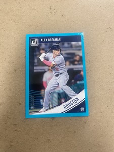 2018 Donruss Teal Aqua #d/199 Alex Bregman Houston Astros