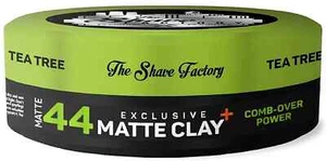 The Shave Factory Hair Wax Exclusive 44 Matte Clay Tea Tree 150ml - Picture 1 of 5