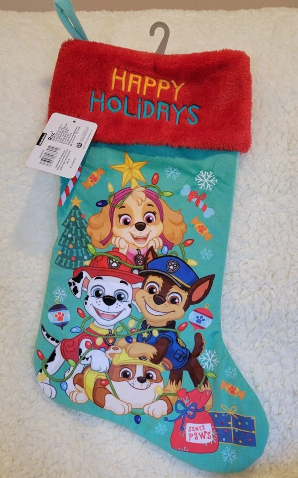 Medias de Navidad Nickelodeon Paw Patrol 18" de Ruz Nuevas Foto 1 de 1