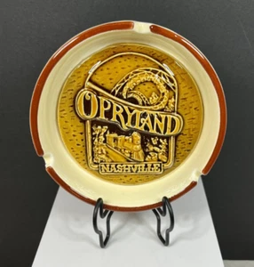 Vintage OPRYLAND Nashville, Tennessee Souvenir Pottery Ashtray - Picture 1 of 6