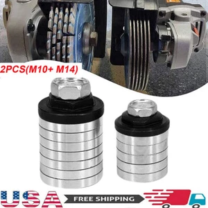 2PCS M10/M14 Angle Grinder to Grooving Machine Adapter Flange Nut Metal Lock Kit - Picture 1 of 17