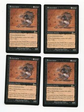 MTG Eviscerator X 4 - Urza's Legacy Rare - NM